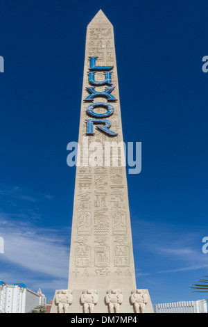 USA, Nevada, Las Vegas, Luxor obelisk Stockfoto