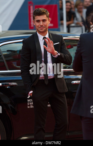 Zac Efron 69th Venedig Film Festival - um jeden Preis - Premiere Venedig Italien - 31.08.12 Stockfoto