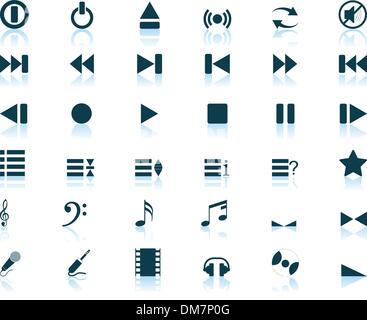 musikalische Symbole set Stock Vektor