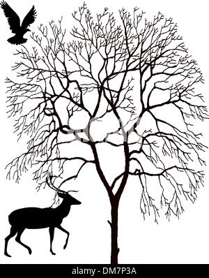 Die Natur. Stock Vektor