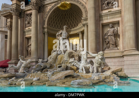 USA, Nevada, Las Vegas, Caesars Palace Trevi Brunnen Replik Stockfoto