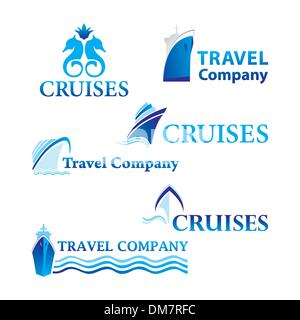 Reisen-Kreuzfahrten Stock Vektor