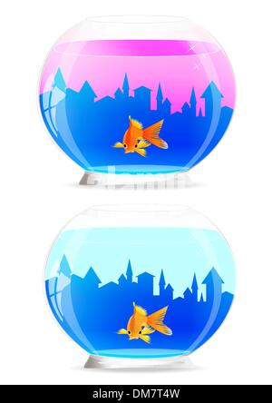 Aquarium. Vektor-Illustration. Stock Vektor