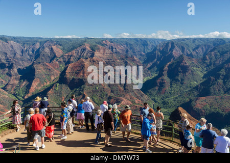 USA, Hawaii, Kauai, Waimea canyon Stockfoto