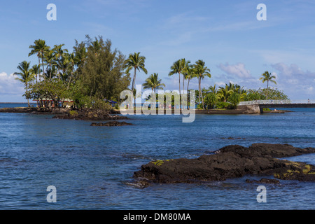 USA, Hawaii, Hawaii (Big) Insel Hilo, Coconut island Stockfoto