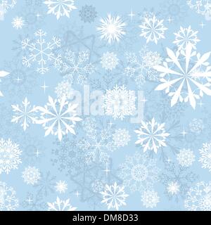nahtlose Schneeflocken Hintergrund Stock Vektor