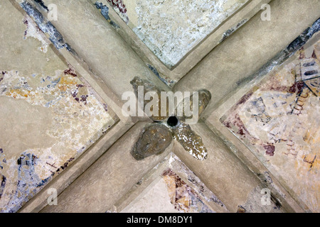 Innere des Cormac es Kapelle, Rock of Cashel Stockfoto