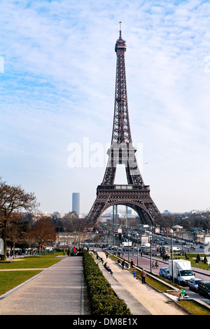 Eiffelturm in Paris Stockfoto