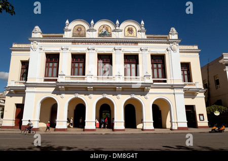 Das Teatro Tomas Terry Theater im Zentrum von Cienfuegos, UNESCO World Heritage Site, Kuba, Caribbean Stockfoto