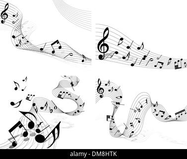 Noten-Personal Stock Vektor