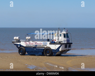 Das Wash-Monster am Hunstanton Beach, West Norfolk, England Stockfoto