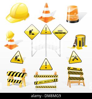 Unter Symbole Baukasten Stock Vektor
