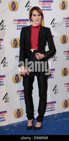 London, UK, 12. Dezember 2013 Charlotte Ritchie kommt bei den British Comedy Awards am Fountain Studios, Wembley, London Foto: MRP/Alamy Live News Stockfoto