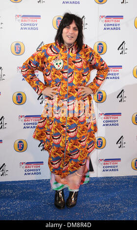 London, UK, 12. Dezember 2013 Noel Fielding kommt bei den British Comedy Awards am Fountain Studios, Wembley, London Foto: MRP/Alamy Live News Stockfoto