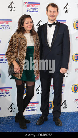 London, UK, 12. Dezember 2013 Jonny Sweet kommt bei den British Comedy Awards am Fountain Studios, Wembley, London Foto: MRP/Alamy Live News Stockfoto