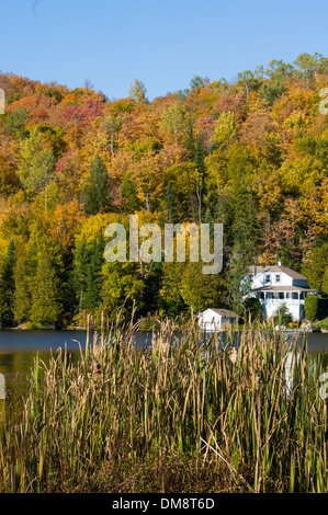 Lac-des-nutzen-Iles Laurentians Quebec Kanada Stockfoto
