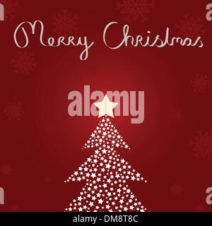 Weihnachtskarte Stock Vektor