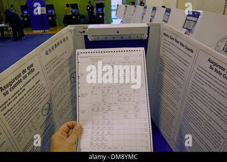 Voting Tag Brooklyn NY Stockfoto