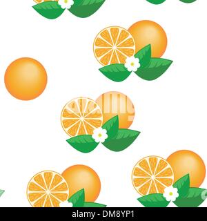 Orange nahtlose Muster Stock Vektor