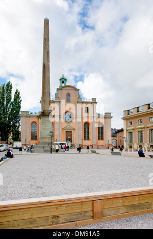 Die Cathedral (Storkyrkan) - die älteste Kirche in Stockholm, Schweden Stockfoto