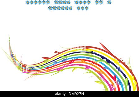 Abstrakt Frühlings-Hintergrund mit Platz für Ihren text Stock Vektor