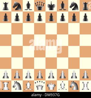 Schachfiguren Stock Vektor