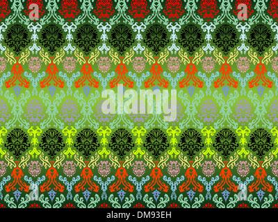 farbige nahtlose Blumen-Muster Stock Vektor