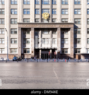 Gebäude von der Staatsduma der Russischen Föderation Stockfoto