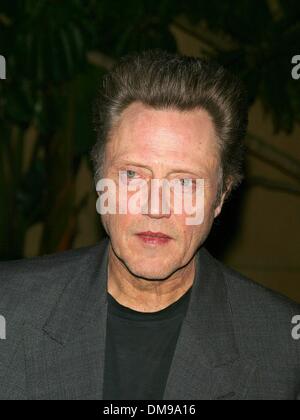 14. Dezember 2002 - Hollywood, Kalifornien, USA - K2852MR. HOMMAGE AN CHRISTOPHER WALKEN. EGYPTIAN THEATRE, HOLLYWOOD, CA.12/14/02. MILAN RYBA / 2002.CHRISTOPHER WALKEN (Kredit-Bild: © Globe Photos/ZUMAPRESS.com) Stockfoto