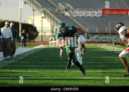 26. November 2005; Denton, TX, USA; NCAA FOOTBALL: Sunbelt Conference Champions Universität von Nordtexas vs. Arkansas State NCAA Fußball.  Trotz 180 rushing Yards von rauschenden Staatsführer fiel Patrick Cobbs North Texas, Arkansas State 24-31. Obligatorische Credit: Foto von David Bailey/ZUMA Press. (©) Copyright 2005 von David Bailey Stockfoto