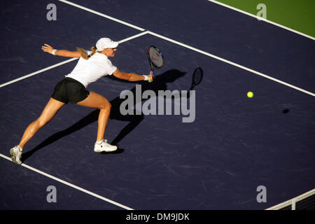 11. März 2005; Indische Brunnen, Kalifornien, USA; ELENA DEMENTIEVA bei den Pacific Life Open Tennis - WTA - 11. März 2005. Stockfoto