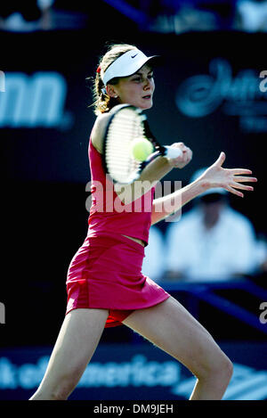 12. März 2005; Indische Brunnen, Kalifornien, USA; DANIELA HANTUCHOVA bei den Pacific Life Open Tennis - WTA - 12. März 2005. Stockfoto