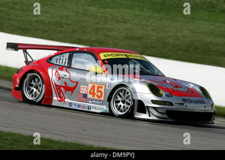 29. August 2009: Flying Lizard Motorsports GT2 Auto während Almosen qualifying in Mosport International Raceway in Bowmanville, ON. (Kredit-Bild: © Southcreek Global/ZUMApress.com) Stockfoto