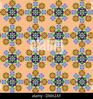 nahtlose geometrische Formen Textur erweitert Stock Vektor