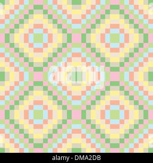 Quadrate nahtlose Pastell Textur Stock Vektor
