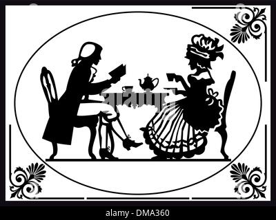 Tea-time Stock Vektor