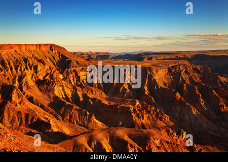 Fish River Canyon der zweitgrößte Canyon der Welt, Süd-Namibia Stockfoto