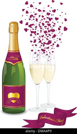 ValentineΓÇÖs Tag-Hintergrund Stock Vektor