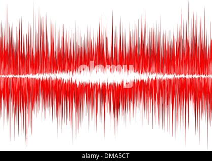 Abstraktes Herz EKG. EPS 8 Stock Vektor