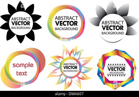 abstrakt Design-Elemente Stock Vektor