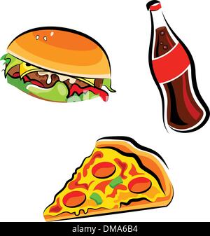 Fast-food Stock Vektor