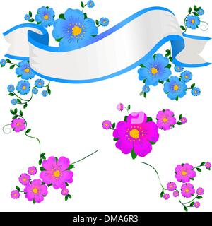 Floral Banner Stock Vektor