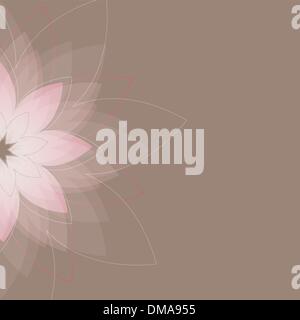 Abstrakte Blumen. Vektor-illustration Stock Vektor