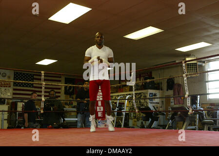 17. November 2009 - Upper Darby, Pennsylvania, USA - Philadelphia Kämpfer BERNARD "The Executioner" HOPKINS bei einer Trainingseinheit. Hopkins wird Enrique Ornelas in Philadelphia 2. Dezember 2009 kämpfen. (Kredit-Bild: © Jay Gorodetzer/ZUMA Press) Stockfoto