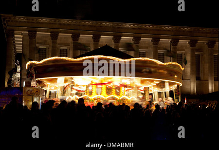 Frankfurter Weihnachtsmarkt in Birmingham - der größte authentische deutsche Markt in der Welt außerhalb Deutschlands und Österreichs Stockfoto