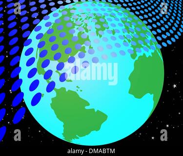 Erde-Hintergrund Stock Vektor