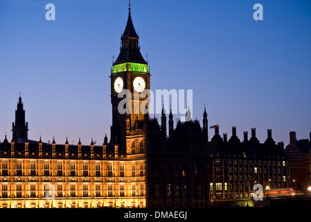 Häuser von Parlament, Westminster, London, England Stockfoto