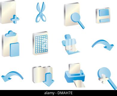 Software-Icons Stock Vektor