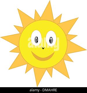 Cartoon-Sonne Stock Vektor