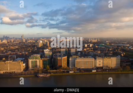 Blick von Millbank Tower, London, England Stockfoto